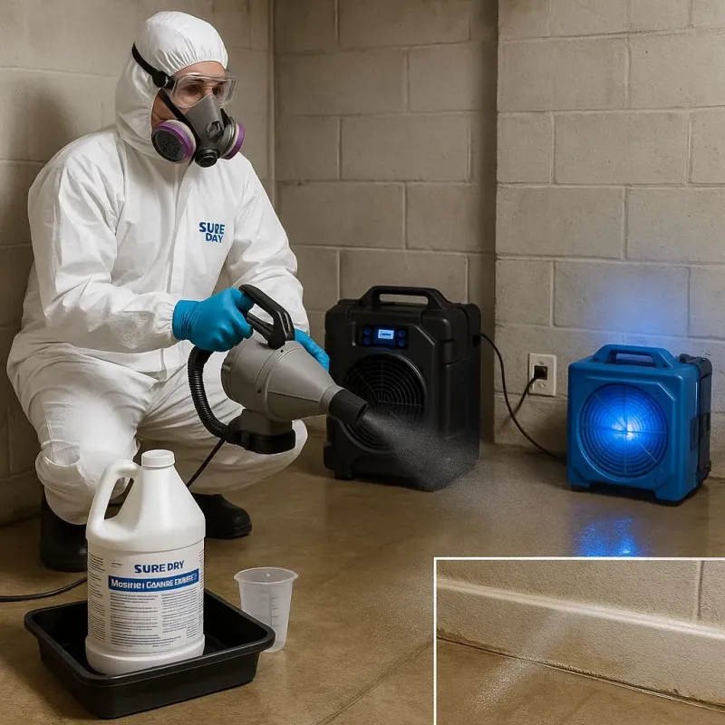 Sanitization and Odor Removal process in Townshend, VT